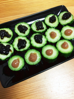 箸休めに♪うめきゅうandのりきゅう-レシピのメイン写真