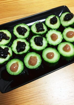 箸休めに♪うめきゅうandのりきゅう-レシピのメイン写真