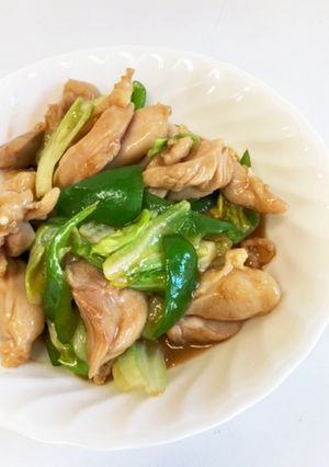 鶏モモ肉のバターポン酢炒め-レシピのメイン写真