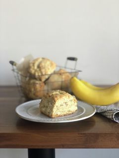 卵バターなしバナナとくるみのスコーン-レシピのメイン写真