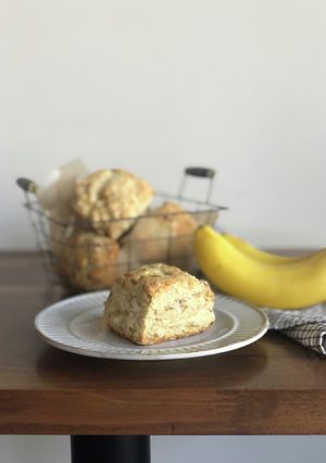 卵バターなしバナナとくるみのスコーン-レシピのメイン写真