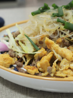【広東家庭料理】春雨の炒め朝ごはんの定番-レシピのメイン写真