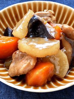 鶏もも肉と大根・干し椎茸の炒め煮~餡掛け-レシピのメイン写真