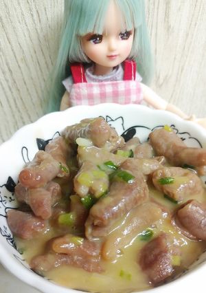 リカちゃん♡豚のもつ白みそ煮ꕤ*｡ﾟ-レシピのメイン写真