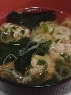 簡単!大葉とわさび香る♪肉だんごスープ-レシピのメイン写真