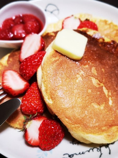 ふわふわパンケーキ-レシピのメイン写真