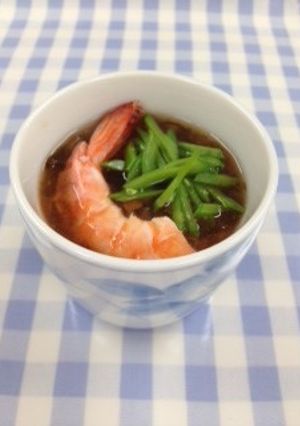 トマトともずくあんの冷製豆乳茶わん蒸し-レシピのメイン写真