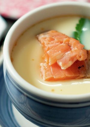 茶碗蒸し専門店考案！マヨサーモン茶碗蒸し-レシピのメイン写真