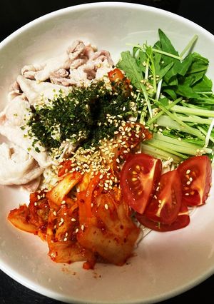 ひやむぎで初夏を楽しもう！ビビンバ麺-レシピのメイン写真