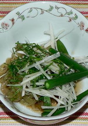 ナスとインゲンのめんつゆ味-レシピのメイン写真