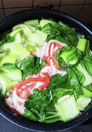 チンゲン菜かにかまスープ-レシピのメイン写真