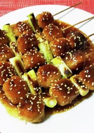 市販肉団子でエスニックな串焼き！-レシピのメイン写真