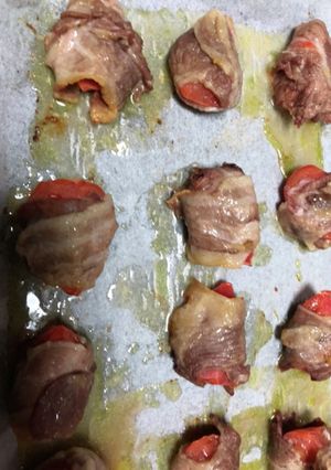 トマトの豚肉巻き-レシピのメイン写真