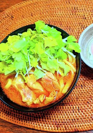 バターチキンカレーうどん-レシピのメイン写真