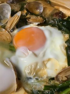 旨辛♡アサリとニラ,豆腐のチゲ鍋♬-レシピのメイン写真