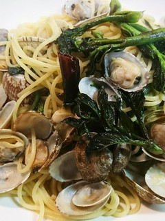 たらの芽とアサリのパスタ-レシピのメイン写真