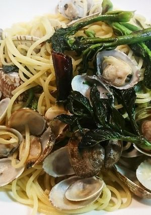 たらの芽とアサリのパスタ-レシピのメイン写真