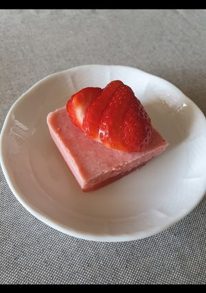 いちごのババロア-レシピのメイン写真