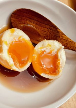 そう麺つゆと紅茶で簡単温泉たまご-レシピのメイン写真