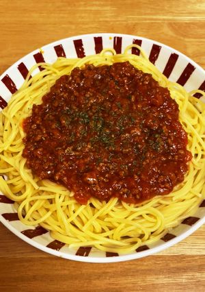 簡単！お子様用ミートソースパスタ-レシピのメイン写真
