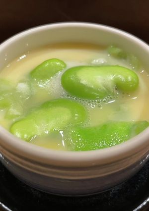 茶碗蒸し専門店【稲穂】考案！空豆茶碗蒸し-レシピのメイン写真