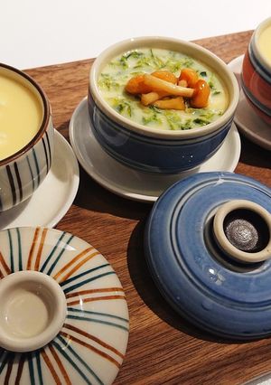 女性に一番人気！チーズ茶碗蒸し【写真左】-レシピのメイン写真