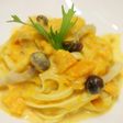 かぼちゃとしめじのクリームパスタ