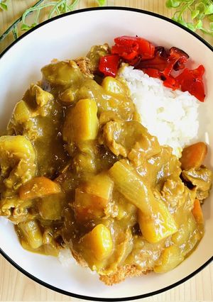 簡単！市販のルゥで作る豚コマカレー-レシピのメイン写真