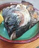トースターで石鯛のかぶと焼き