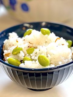 簡単!枝豆とちりめん山椒の混ぜご飯-レシピのメイン写真