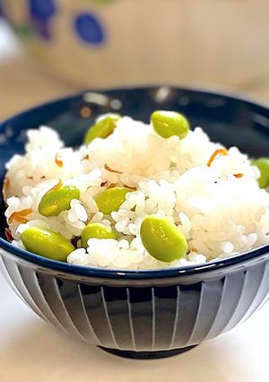 簡単！枝豆とちりめん山椒の混ぜご飯-レシピのメイン写真