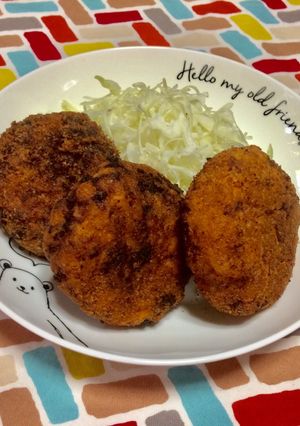 超簡単☆お好み焼き風味の変わりコロッケ♪-レシピのメイン写真
