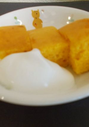 キャロットケーキ　ホイップのせ-レシピのメイン写真