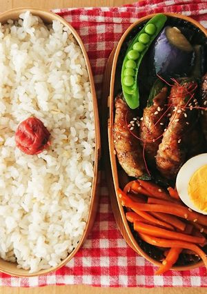 春弁当★辛旨スナップエンドウの豚バラ巻き-レシピのメイン写真
