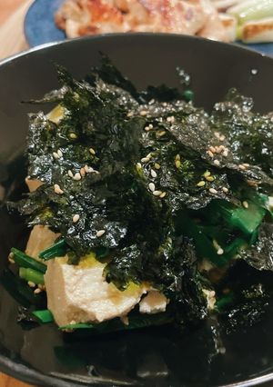【冷奴 アレンジ】豆腐とニラのポン酢和え-レシピのメイン写真