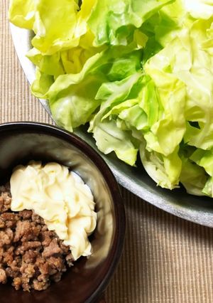肉味噌マヨキャベツ-レシピのメイン写真