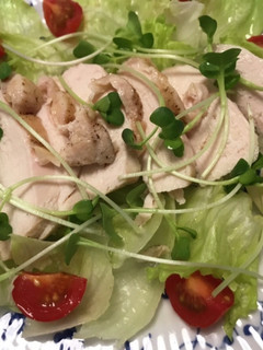 鶏ハム 簡単 サラダ 調味料 3つだけ-レシピのメイン写真
