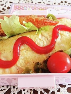オムライス弁当(∂∀∂)-レシピのメイン写真