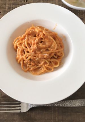 ケチャたまパスタ-レシピのメイン写真