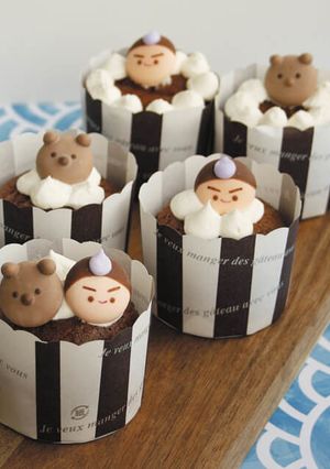 子どもの日シフォンカップケーキ-レシピのメイン写真