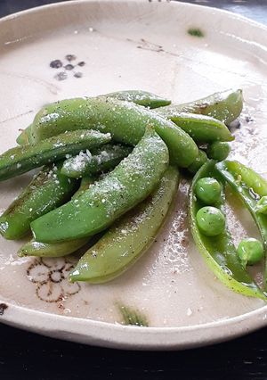 【野菜ソムリエ】スナップエンドウのソテー-レシピのメイン写真