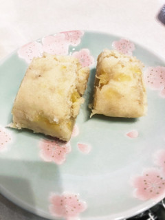 簡単 レンジで米粉のもっちりバナナケーキ-レシピのメイン写真
