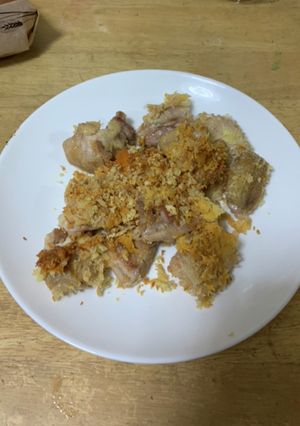 パン粉でカリカリ！　鶏もも肉のチーズ焼き-レシピのメイン写真