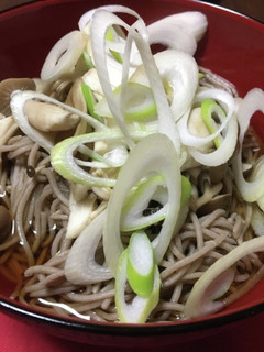 きのこたっぷりかけ蕎麦-レシピのメイン写真