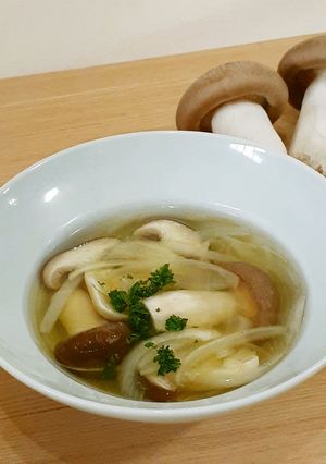 【野菜ソムリエ】大黒本しめじのスープ-レシピのメイン写真