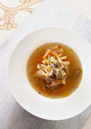 セロリたっぷり残り野菜やっつけスープ-レシピのメイン写真