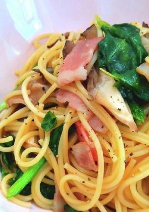 白だしで和風パスタ-レシピのメイン写真