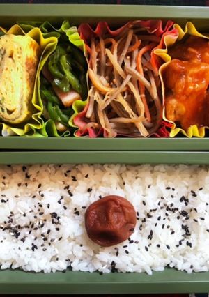 高校生弁当日記（鶏チリソース弁当編）-レシピのメイン写真