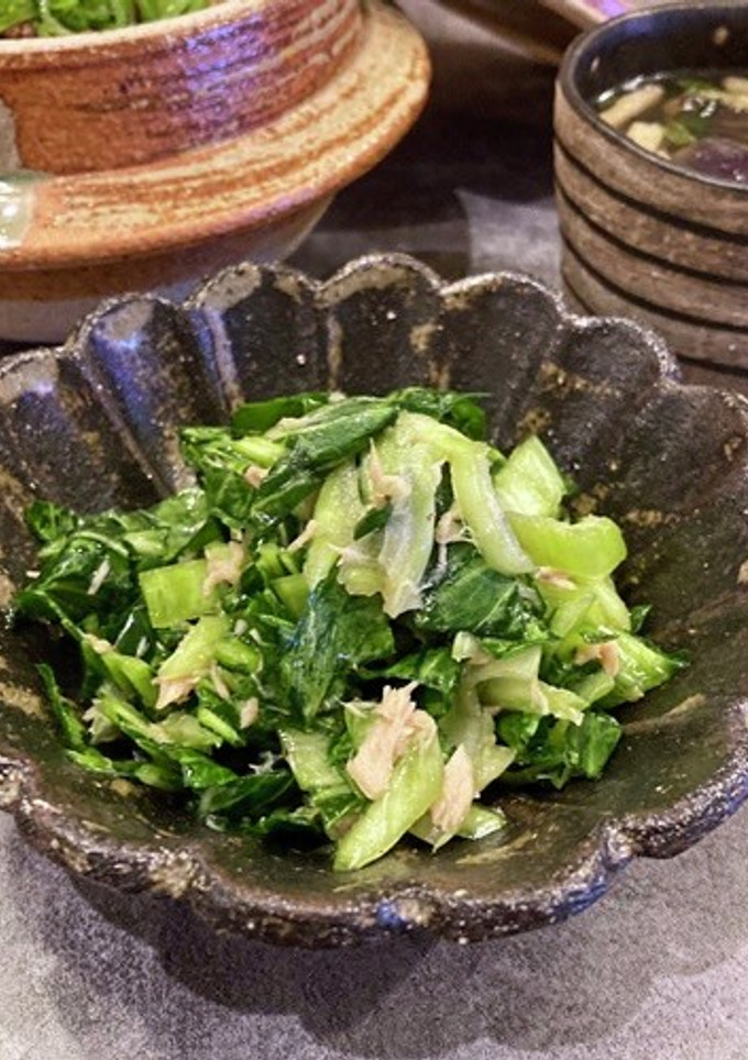 生青梗菜の和え物　☆☆-レシピのメイン写真