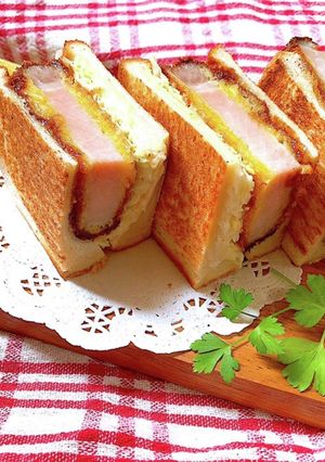 チーズ入りカツサンド-レシピのメイン写真